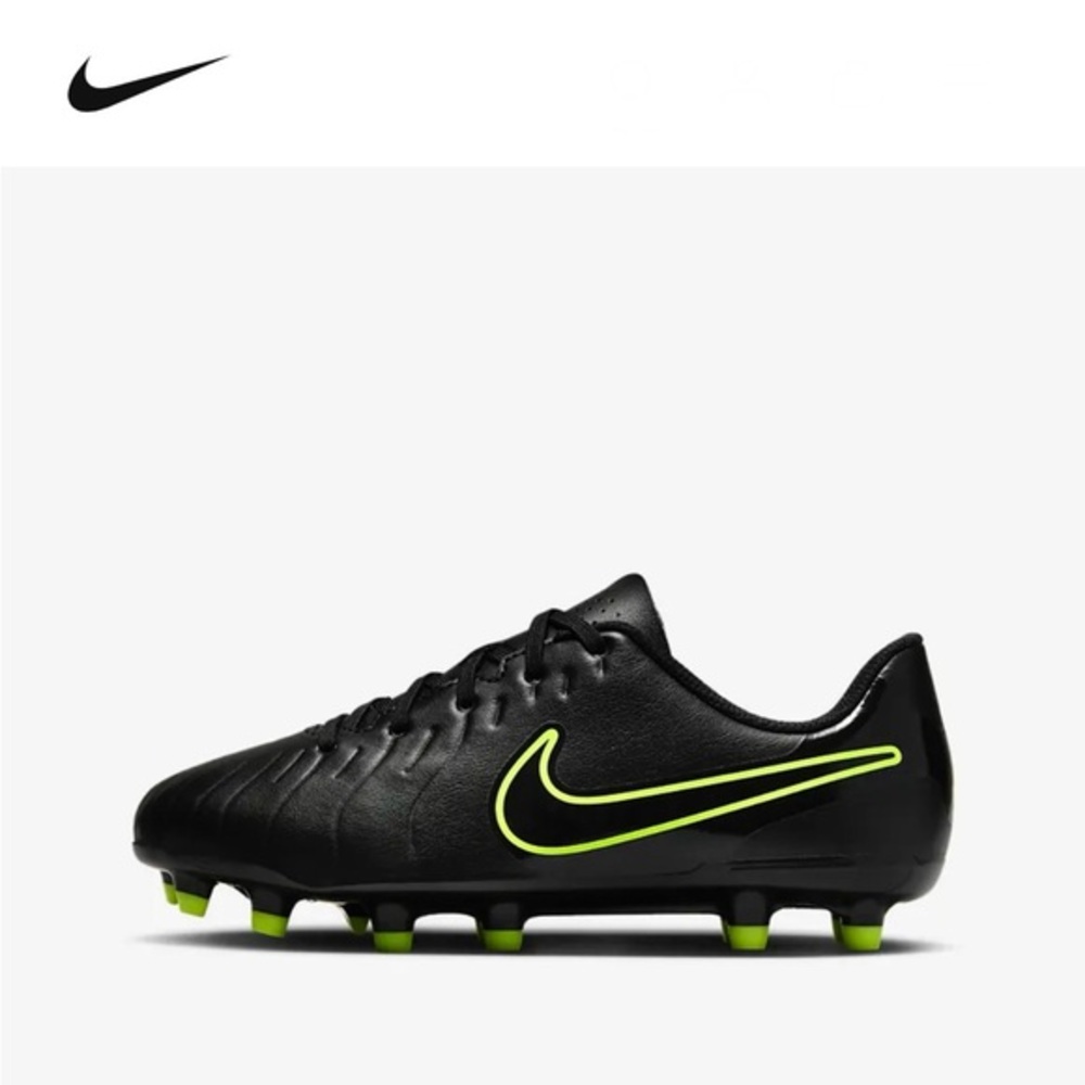 Nike Jr. Tiempo Legend 10 Club Soccer Cleats - Kid’s Size 2.5